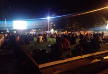 Masyarakat Berkerumun Ditaman Benteng Ternate Abaikan Prokes