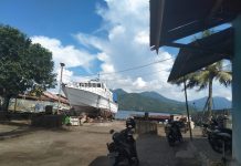 Galangan Kapal Diduga Tanpa Izin Beroperasi Di Bastiong, DLH Bungkam