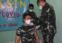 Vaksinasi Tahap Kedua Bagi Babinsa dan Kesatuan Lain Kabupaten Belu Berjalan Aman