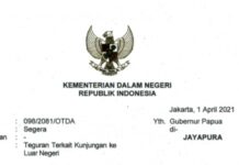 Kemendagri RI Tegur Gubernur Papua Taati Undang-undang