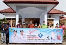 Bupati dan Wakil Bupati Manggarai Timur Ikuti Pendataan Keluarga 2021