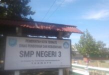 155 Siswa SMPN 3 Kota Ternate Ikuti Ujian Sekolah
