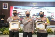 Polda Malut Terima Penghargaan Terbaik Pengelolaan T.A. 2020