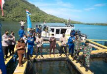 Usaha Pemulihan Ekonomi, Kapolda Malut Launching Kampung Nelayan Kieraha