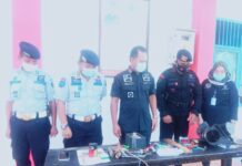 Kakanwil Malut dan Kepala Lapas Kelas II A Ternate Lakukan Razia Narkotika Pada Narapidana Narkotika