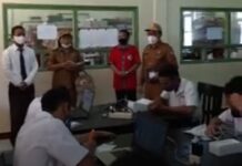 Bupati dan Wakil Bupati Manggarai Timur Meninjau Pelaksanaan USBD Jenjang SMP