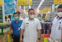 PJ Walikota Ternate Sidak Swalayan dan Pasar Higienis Bahri Berkesan Kota Ternate
