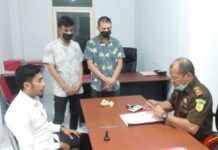 Dua Tersangka Narkoba dan Barang Bukti Diserahkan Ke Kejaksaan Negeri Ternate