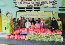 Rayakan Milad, ‘Aisyiyah Maluku Utara Bagi-Bagi Sembako