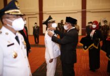 Resmi Dilantik, Ini Pesan Gubernur Maluku Utara Kepada Walikota dan Wakil Walikota Ternate Terpilih