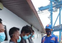 9 Orang Pelaku Penangkapan Ikan Pakai Bahan Peledak Diserahkan Ke Polda Malut