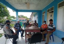 Satgas dan Aparat Kepolisian Gelar Pengamanan Pilkades Serentak Di Sula