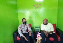 Pererat Tali Silaturahmi, Personel Sat Binmas Sambangi Tokoh Masyarakat Papua di Kukar