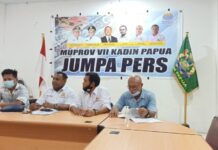 Gelar Jumpa Pers Muprov, Ini 4 Calon Ketua KADIN Papua