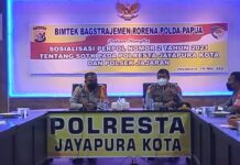 Polda Papua Gelar Sosialisasi SOTK di Polresta Jayapura Kota