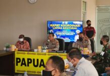 Gelar Rakor, Polda Papua Barat Imbau Warga Tertib Prokes dan Lalin