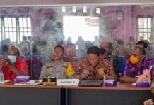 Hadiri Rapat Subda PON XX 2021, Kapolres Merauke: Jadilah Tuan Rumah yang Humanis