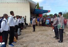 Ikuti Seleksi Selanjutnya, Polres Merauke Berangkatkan 370 Casis Polri ke Jayapura