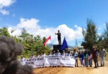 SeOPMI Haltim Gelar Aksi Desak PT. ARA Anggarkan Biaya Pendidikan