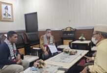 Sampaikan Perkembangan Donasi, Koordinator Penggalangan Dana untuk Palestina Temui Walikota Ternate