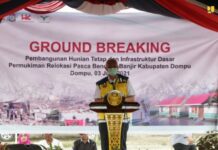 Kementerian PUPR Groundbreaking Huntap Pasca Bencana NTB