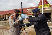 Dua Senpi Milik Kapolsubsektor Oksamol Korban KKB Telah Ditemukan