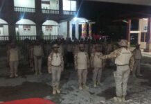 Satgas Man Ganggan Dikukuhkan Amankan Mubes Byak Papua Barat