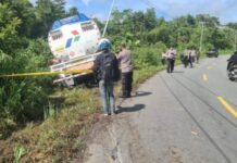 Pengendara Sepeda Motor Tewas Tertabrak Truk di Mimika