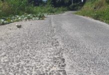 Belum Setahun Selesai Dikerjakan, Proyek Jalan Lapen di Pulau Kayoa Alami Kerusakan