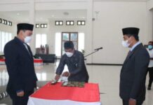 Bupati Halmahera Timur Resmi Lantik Sekda Definitif yang Baru