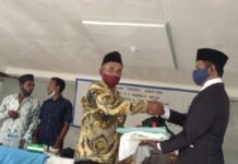 Sertijab Kepala Desa Wailoba Kepulauan Sula Berjalan Lancar