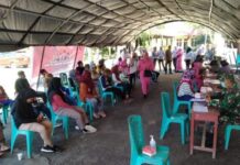 Kodim 1512/Weda & Polres Halteng Gelar Vaksinasi Massal