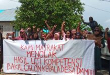 FMDB Gelar Aksi Demonstrasi Tolak Hasil Screening Cakades