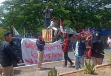 FMK Gelar Aksi Desak Polda Malut Usut Tuntas Pemukulan dan Penganiayaan