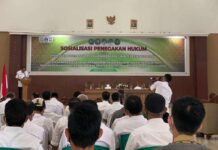 Bupati dan Wabub Halsel, Hadiri Giat Sosialisasi Terkait Dengan Penegakan Hukum