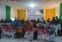 Melibatkan Orang Tua Murid, Yayasan Darul Mujaddid Halsel Gelar Maulid Nabi