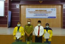 Tim PHP2D Himalogista Memperkenalkan Produk VCO dan Selai Moiso di Publik