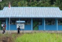Upah Kerja Belum Dibayar Sejumlah Pekerja Memalang Gedung SD Negeri Lakoda