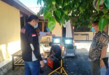 Tim Reskrim Mabes Polri Melakukan Pengecekan Alat-Alat Olah TKP di Polres Manokwari