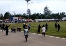 Kasat Reskrim Tertembak oleh OTK Saat Ricuh di Mansel