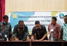 Bangun Kantor Camat Obi dan Sediakan Ambulans Laut, HARITA Nickel dan Pemda Halsel Tandatangani MoU