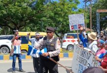 Demo Tolak DOB, LBH Papua: 20 Orang Terluka di Jayapura dan Sorong, 25 Orang Sempat Ditahan