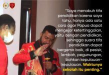 Senator Filep Wamafma: Pendidikan Harus Dinikmati Orang Papua di Seluruh Pelosok Daerah