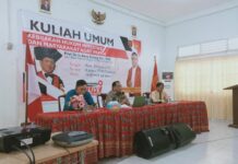 Kuliah Umum STIH, Prof Abra Saleng: Mahasiswa Hukum Diharapkan Mampu Cegah Konflik Sosial