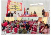 Filep Wamafma Pimpin Rapat Perdana Bentuk Panitia Mubes Alumni STIH Manokwari