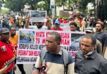 Ratusan OAP Kembali Geruduk Kejagung RI, Ini Tuntutannya
