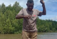 Ikan Pari Hidup di Sungai Naramasa, Simi Urbon Imbau Masyarakat Tak Cemari Sungai