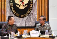 Bertemu Menko Polhukam, Ketua MPR RI Dorong Realisasi Pendidikan dan Kesehatan Gratis bagi Masyarakat Papua