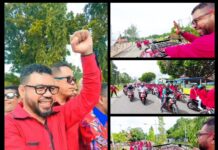 Filep Wamafma Pimpin Konvoi Akreditasi dan Dies Natalis ke-48 STIH Manokwari