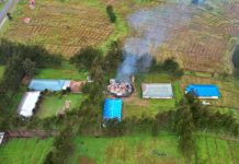 KKB Diduga Bakar Bangunan Perpustakaan Sekolah di Ilaga Papua